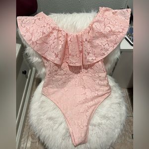 Lace body suit